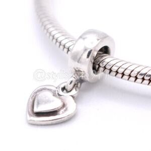 Authentic PANDORA Silver Heart Dangle - 790373